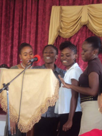 Members of the Youth Choir - Child's Month